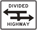 R6-3A: DIVIDED HWY CROSSING T INTERSE 30X24 