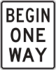 R6-6: BEGIN ONE WAY 30X36 