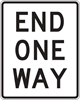 R6-7: END ONE WAY 24X30 