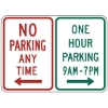 R7-200: NO PARKING ( ) RESTRICTED PARKING ( ) 24X18 