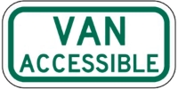 R7-8aP: VAN ACCESSIBLE 18X9 