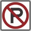 R8-3: NO PARKING SYMBOL 18X18 