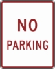 R8-3A: NO PARKING 24X30 