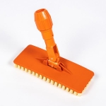 Shank-Free Floor Scrubbing Brush