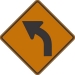 W1-2L: LEFT CURVE SYMBOL 48x48 - FW1-2L-48X48