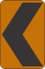 W1-8: CHEVRON ALIGNMENT SYMBOL 30X36 
