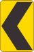 W1-8: CHEVRON ALIGNMENT SYMBOL 30X36 - FW1-8-30X36