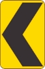 W1-8: CHEVRON ALIGNMENT SYMBOL 36X48 