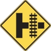 W10-3: RR CROSS-INTERSECT WARN SYMBOL 48X48 