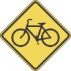 W11-1: BICYCLE CROSSING SYMBOL 36X36 