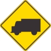W11-10: TRUCK CROSSING SYMBOL 36X36 