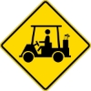 W11-11: GOLF CART SYMBOL 30X30 