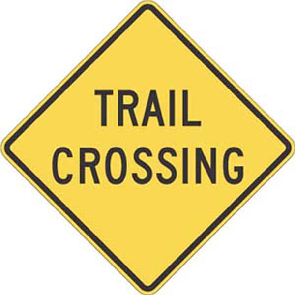 W11-15A: TRAIL CROSSING 48X48 