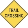 W11-15A: TRAIL CROSSING 48X48 
