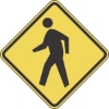 W11-2: PEDESTRIAN CROSSING SYMBOL 30X30 