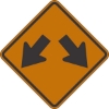 W12-1: DOUBLE ARROW OBSTRUCTION SYM 30X30 