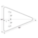 W14-3: NO PASSING ZONE 36X48X48 - FW14-3-36NPZ
