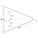 W14-3: NO PASSING ZONE 48X64X64 - FW14-3-48NPZ