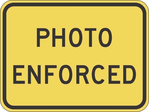 W16-10AP: PHOTO ENFORCED 24X18 