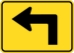 W16-6PL: ADVANCE TURN ARROW LEFT 21X15 - FW16-6PL-21X15