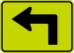 W16-6PL: ADVANCE TURN ARROW LEFT 21X15 - FW16-6PL-21X15