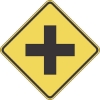 W2-1: CROSS ROAD SYMBOL 24X24 