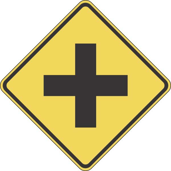 W2-1: CROSS ROAD SYMBOL 48X48 