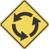 W2-6: CIRCULAR INTERSECTION SYMBOL 36X36 