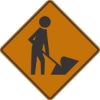 W21-1: WORKERS SYMBOL 48X48 