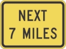 W7-3AP: NEXT (#) MILES 24X18 
