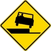 W8-17: SHOULDER DROP-OFF SYMBOL 30X30 
