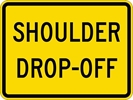 W8-17P: SHOULDER DROP-OFF 24X18 