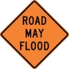 W8-18: ROAD MAY FLOOD 24X24 
