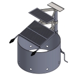 Fire Pit Grill ADA, Surface Mount