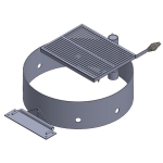Fire Pit Grill 7-Gauge, Surface Mount
