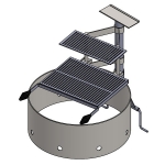 Fire Pit Grill, Surface Mount
