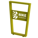 Metro Bike Rack with Logo