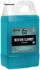 Quart bottle of teal MightyMix neutral cleaner with white cap and green/black label.