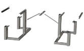 Heavy-Duty Picnic Table, Frame Only 