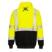 Portwest Hi-Vis Black Bottom Hoodie - FHIVISSWSUB324