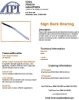 SIGN BACK BRACING 34" 