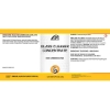 LABEL GLASS CLEANER CONCENTRATE 