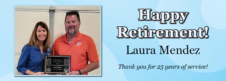 Wishing Laura Mendez a happy retirement